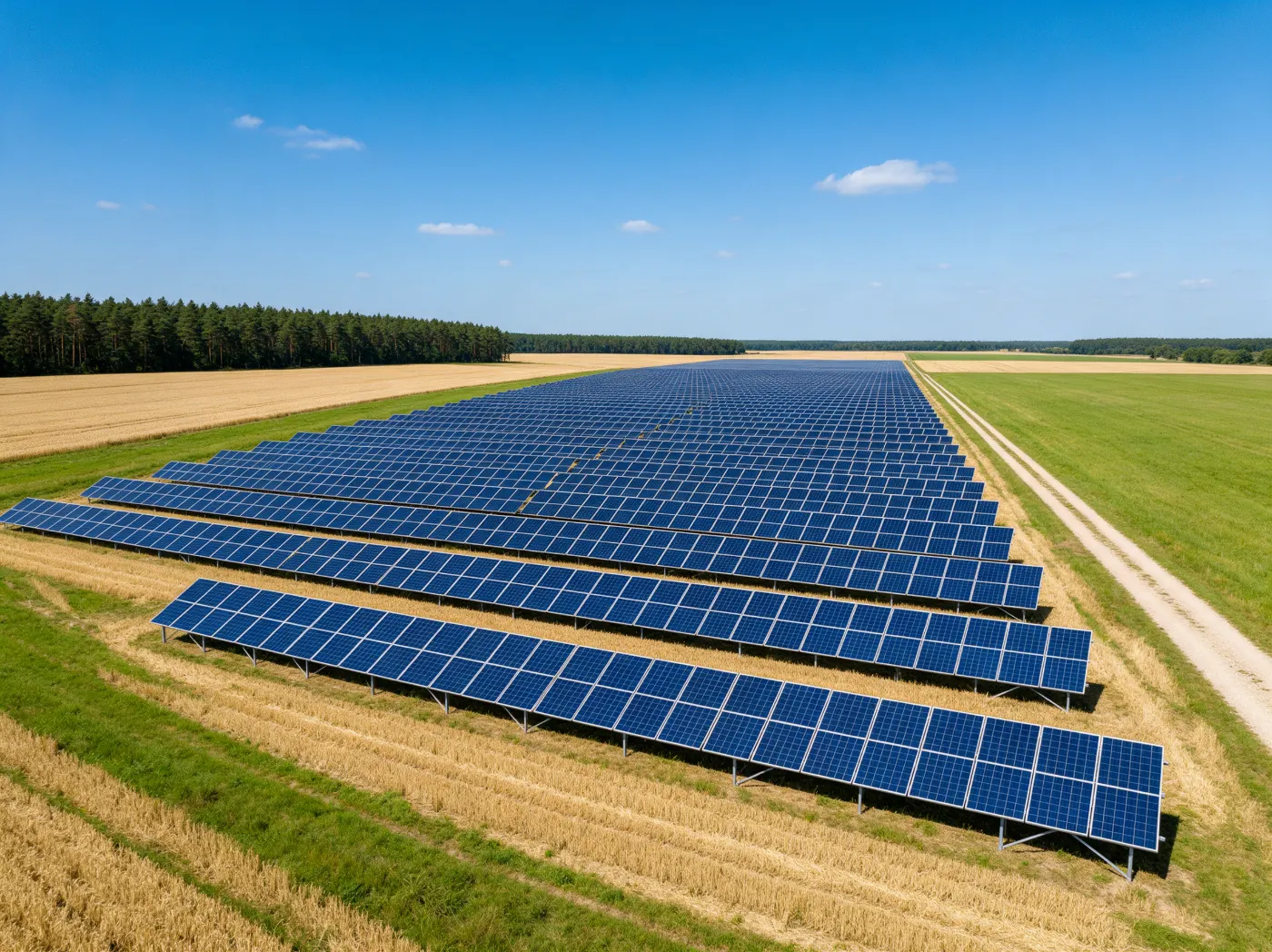 Solarpark Ackerfläche
