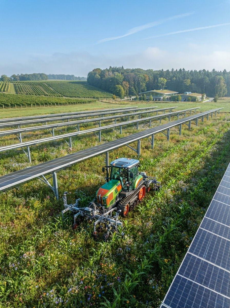 Solarpark auf Ackerfläche