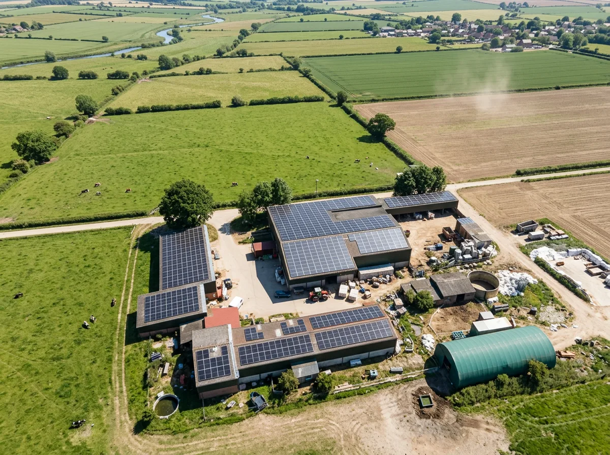 PV-Aufdachanlage auf Gewerbedach